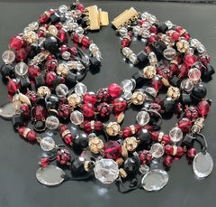 Françoise MONTAGUE Paris, Magnificent old massive NECKLACE, vintage from the 60s