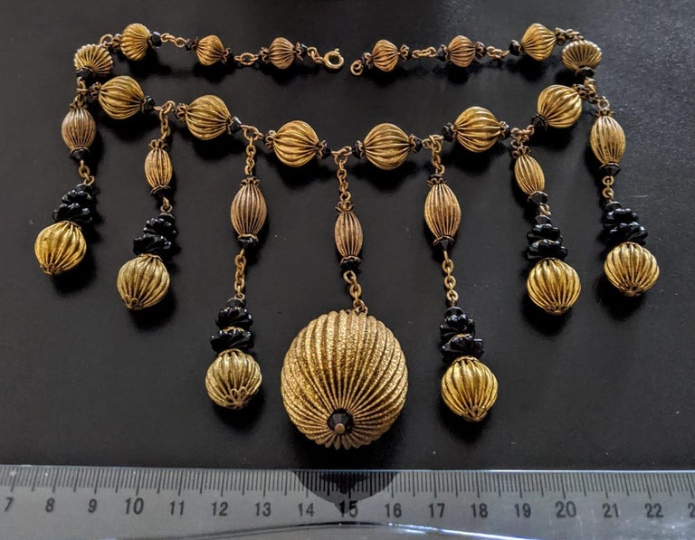 Magnifique Vintage collier plaquer or Pierre Lang (Gebraucht) in Courrendlin für CHF 11 - mit