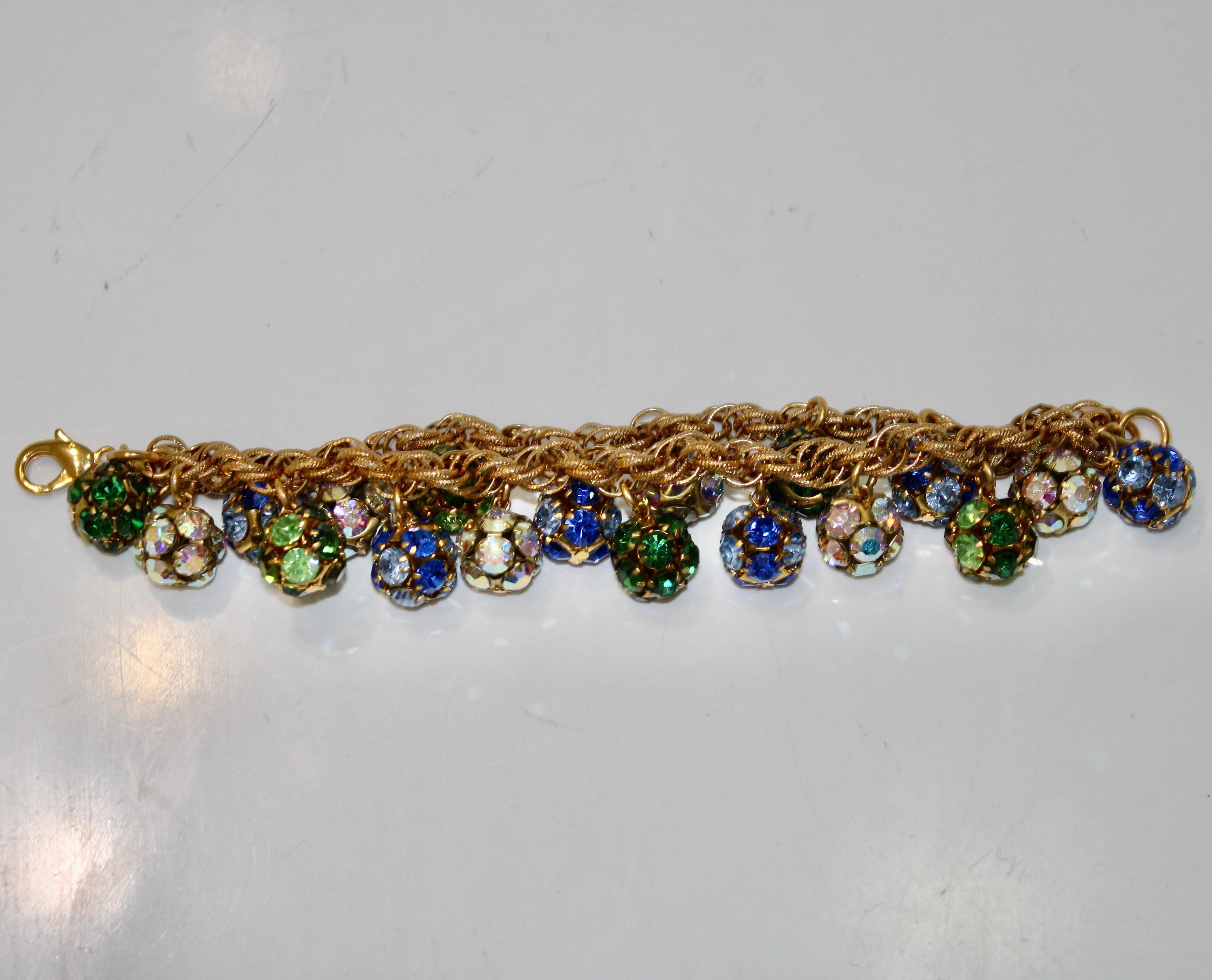 crystal charm bracelets