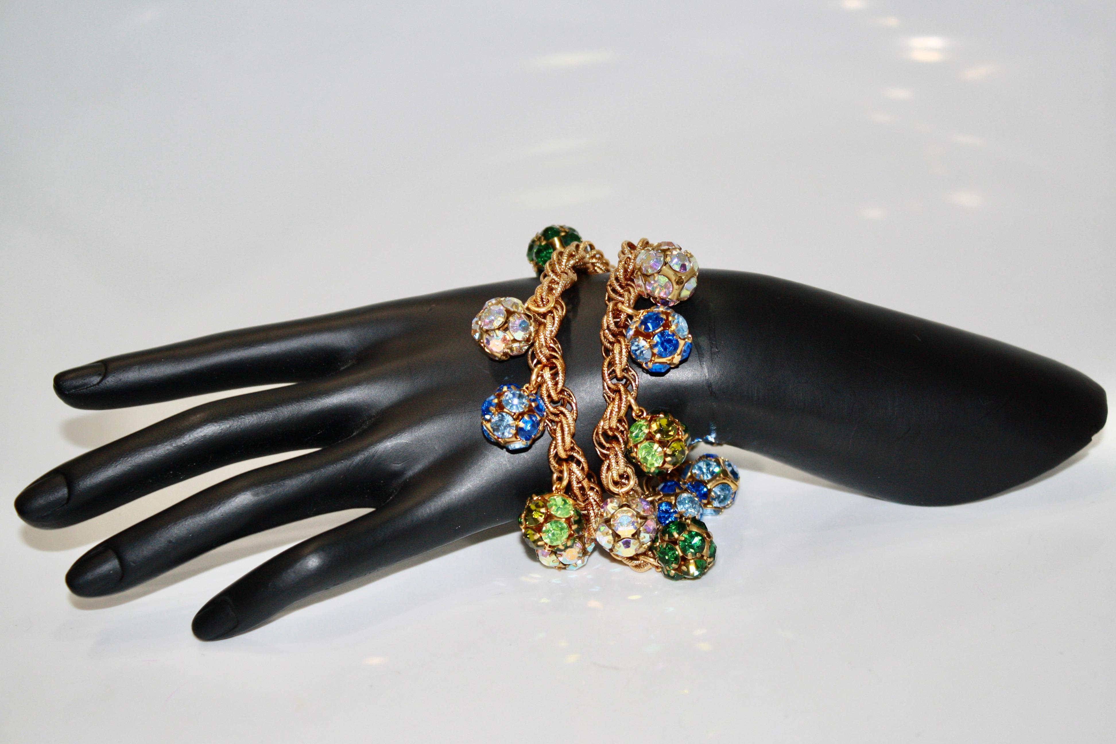 crystal charm bracelets