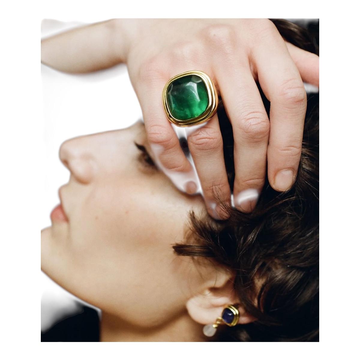 Francoise Montague - Collana a girocollo con cristalli Swarovski tri-tonale in vendita 3