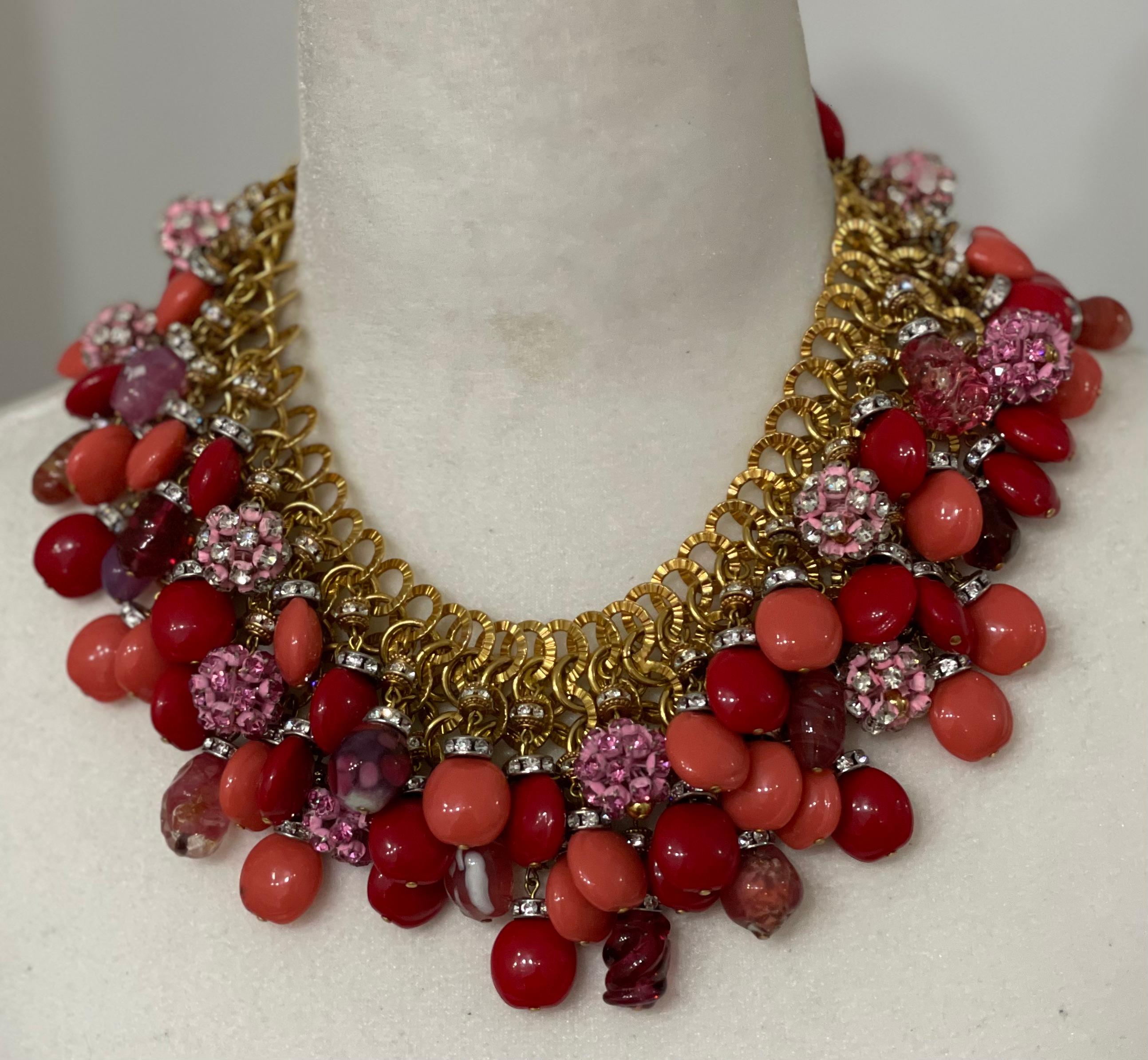 Women's or Men's Francoise Montague Unique Multicolor Charm Necklace  For Sale