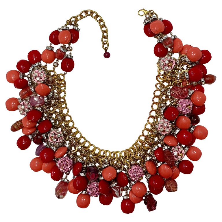 Francoise Montague Unique Multicolor Charm Necklace For Sale at 1stDibs