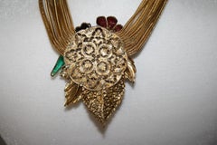 Françoise Montague Unique Pate de Verre Choker