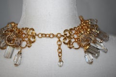 Francoise Montague Unique Vintage Glass Charm Necklace