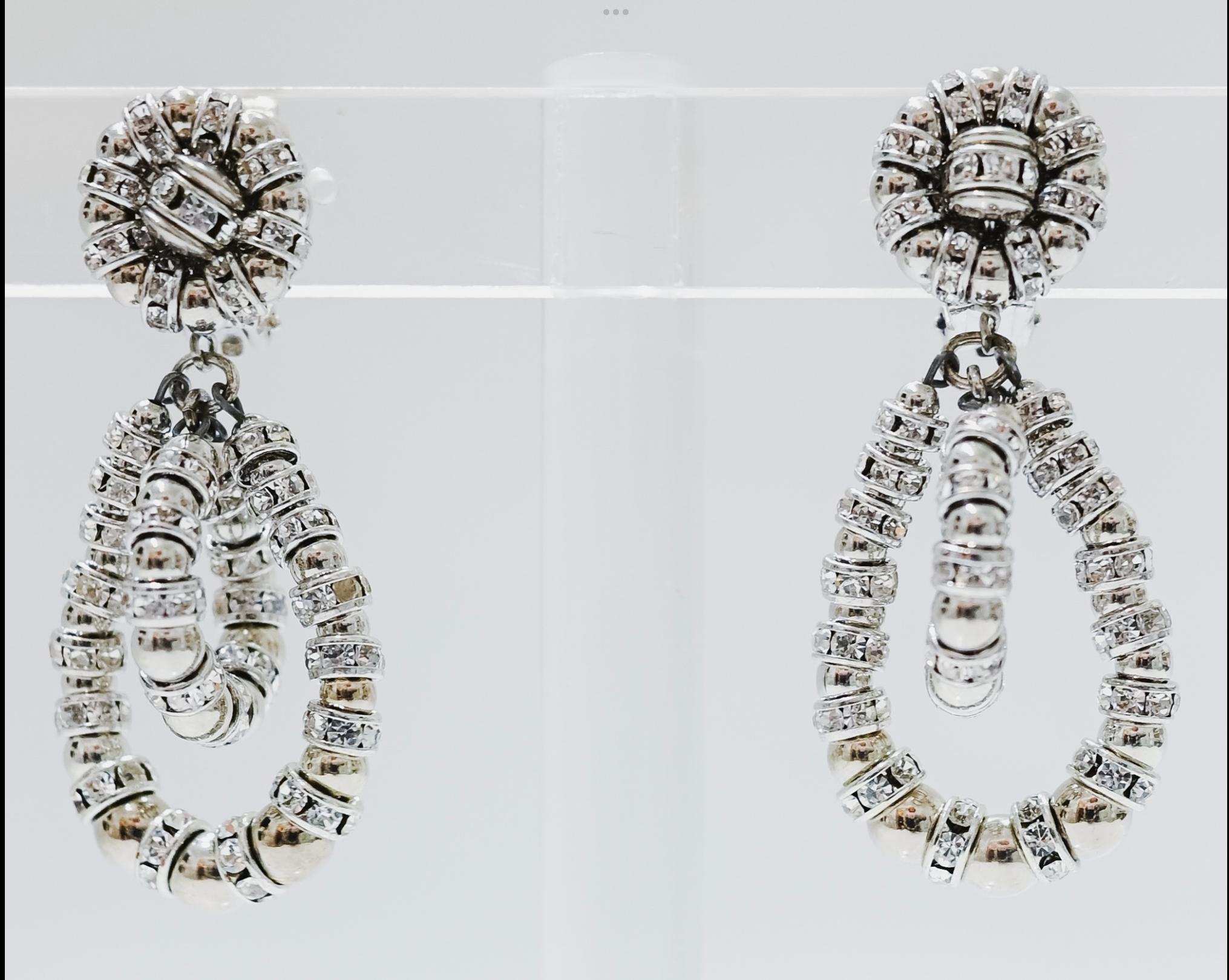Women's or Men's Francoise Montague Unique Vintage Glass Charm Necklace For Sale