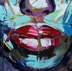 Astou - 21e siècle, Contemporain, Figuratif, Peinture à l'huile, Portrait, Pop
