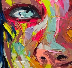 Brianka - 21. Jahrhundert, Zeitgenössisch, Figurativ, Ölgemälde, Porträt, Pop