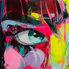 Caprice - 21st Century, Contemporary, Figurative, Oil Painting, Portrait, Pop