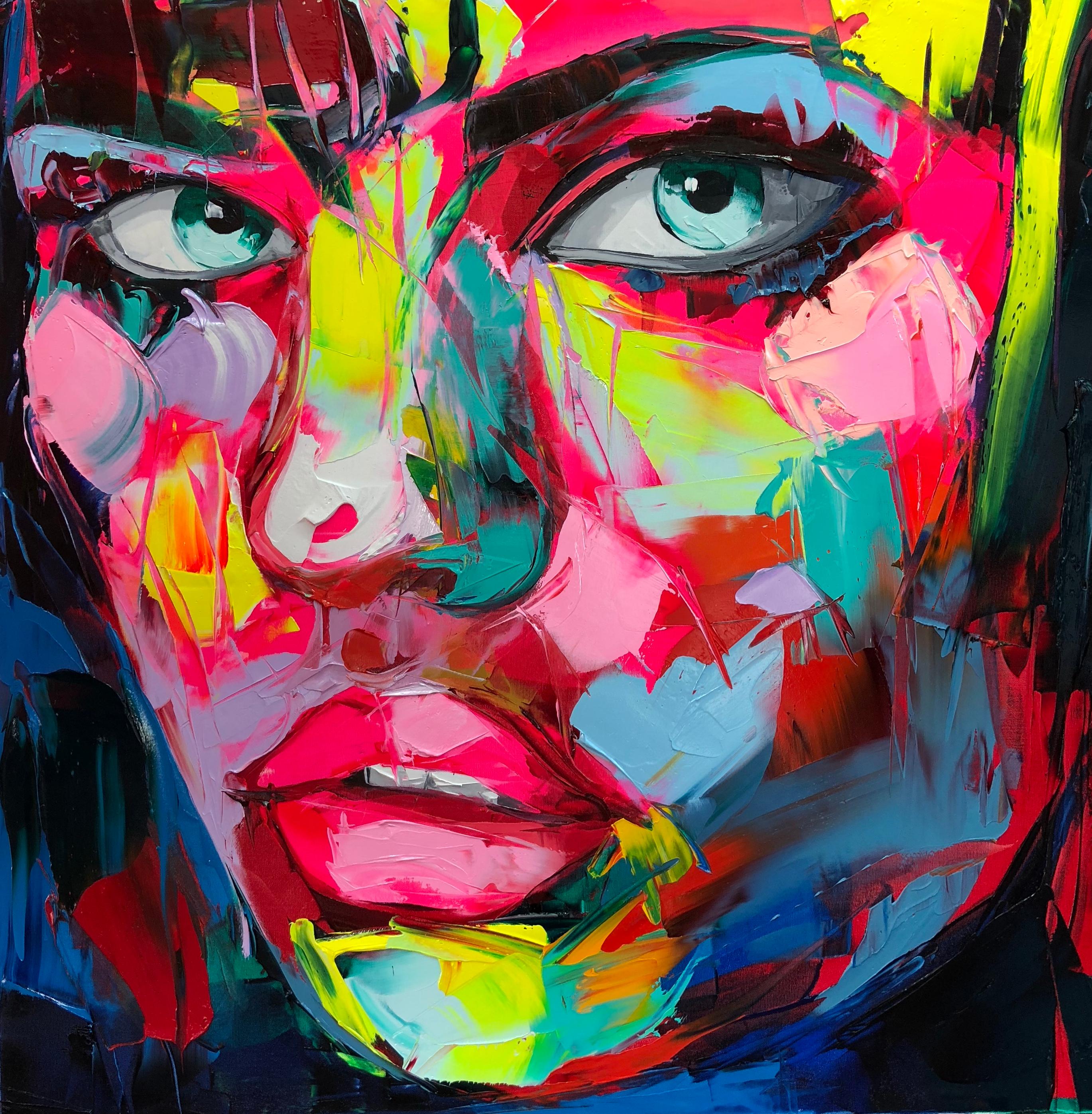 Caprice - 21st Century, Contemporary, Figurative, Oil Painting, Portrait, Pop
