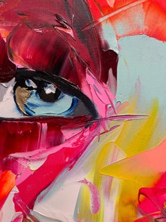 Et Alors! – 21. Jahrhundert, Zeitgenössisches, figuratives, Ölgemälde, Porträt, Pop