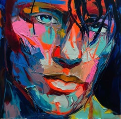 Etienne - 21st Century, Contemporary, Figurative, Oil Painting, Portrait, Pop