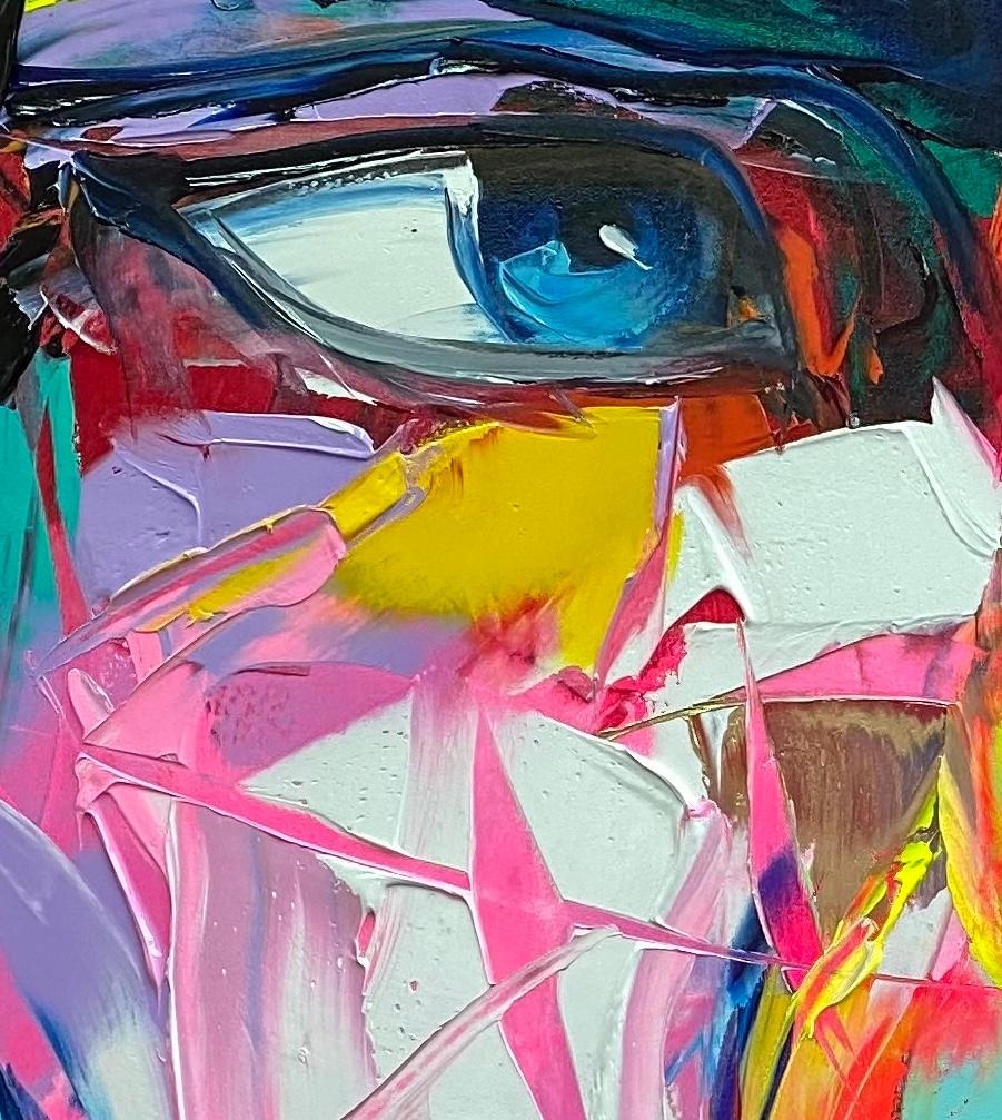 Medien - 21. Jahrhundert, Zeitgenössisch, Figurativ, Ölgemälde, Porträt, Pop im Angebot 1