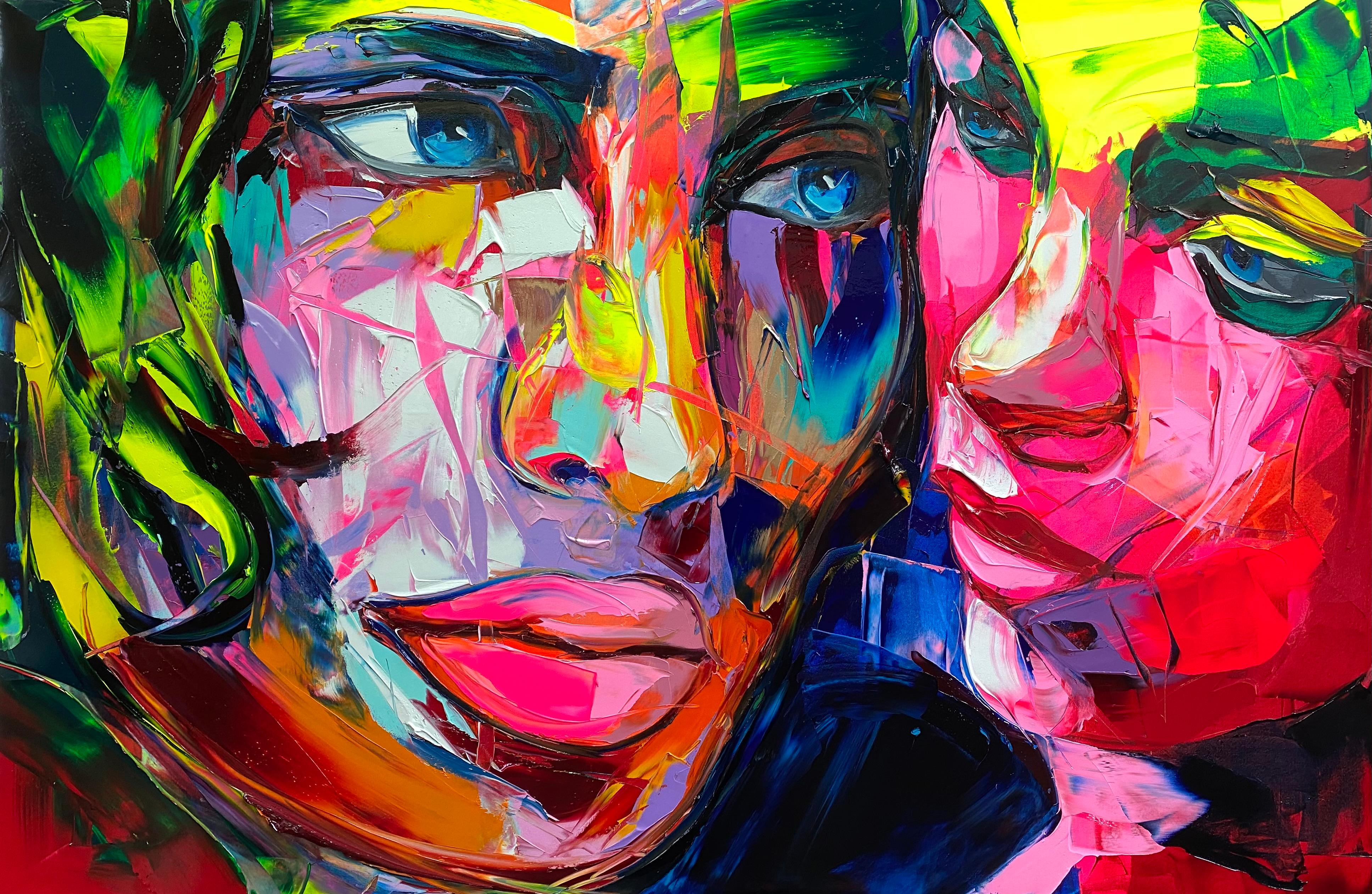 Mediums - 21st Century, Contemporary, Figurative, Oil Painting, Portrait, Pop