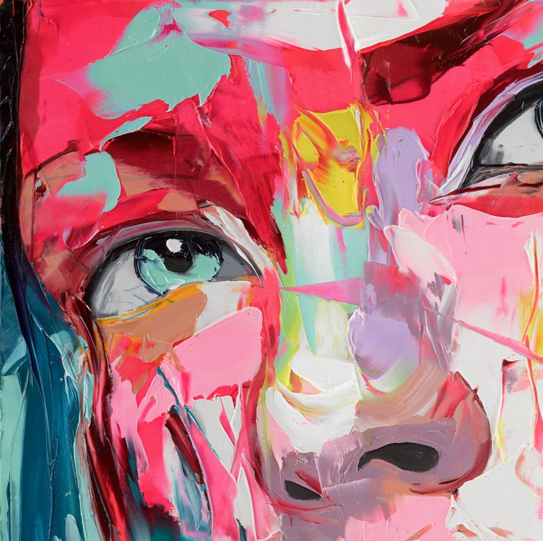 Mila - 21st Century, Contemporary, Figurative, Oil Painting, Portrait, Pop 1