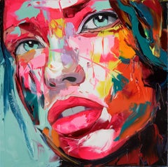 Mila - 21st Century, Contemporary, Figurative, Oil Painting, Portrait, Pop