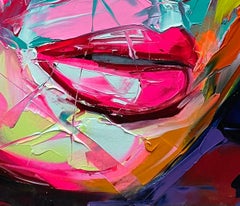 Ottessa - 21st Century, Contemporary, Figurative, Oil Painting, Portrait, Pop