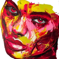 Regina - Siglo XXI, Contemporáneo, Figurativo, Pintura al óleo, Retrato, Pop