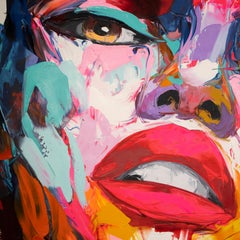 Yesterday - 21st Century, Contemporary, Figurative, Oil Painting, Portrait, Pop