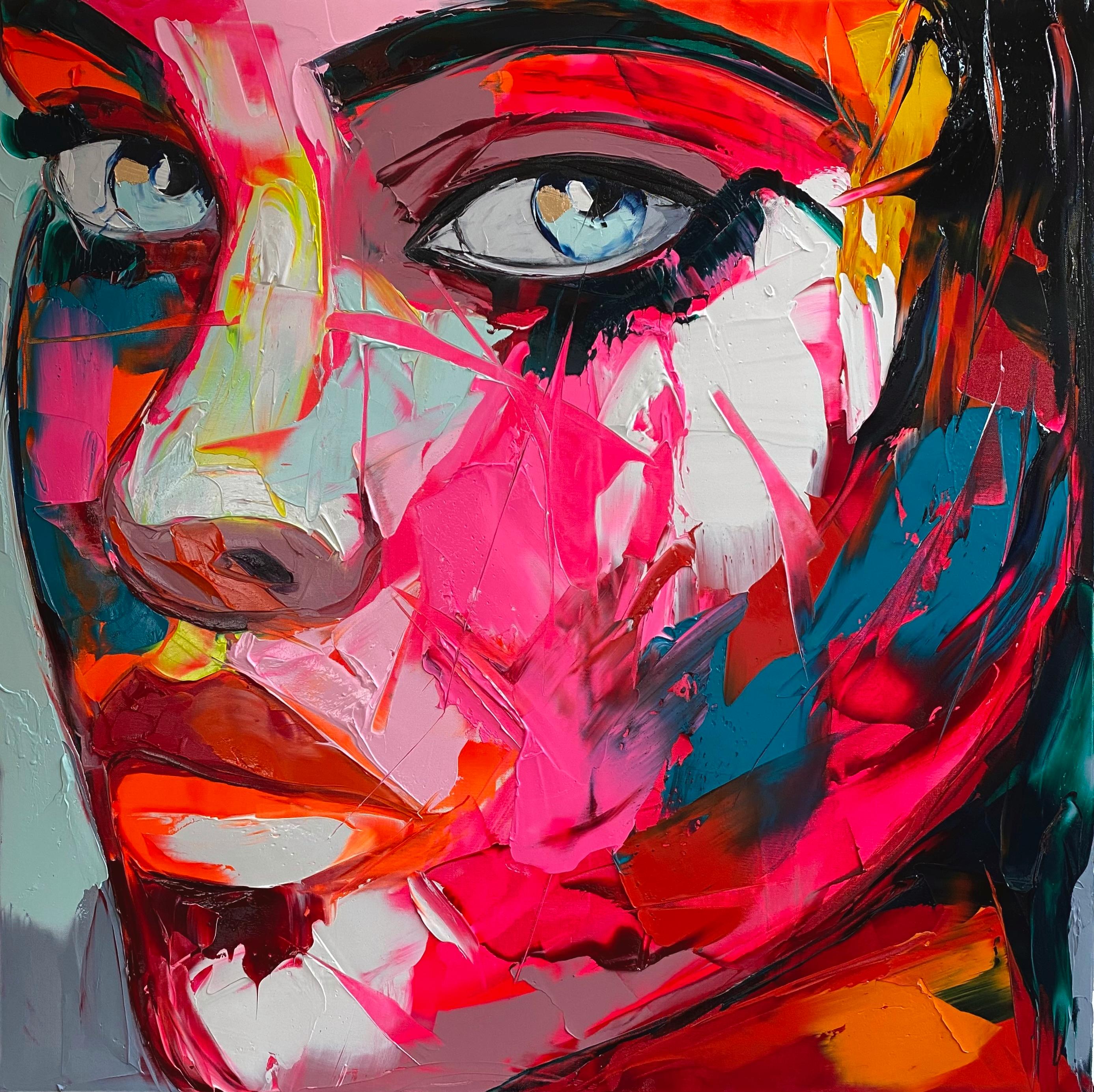 Yoko - 21st Century, Contemporary, Figurative, Oil Painting, Portrait, Pop