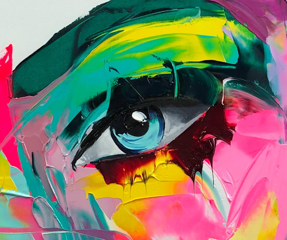 Mirabelle - 21st Cent, Contemporary, Figurative, Pigment Print, Portrait, Pop For Sale 5