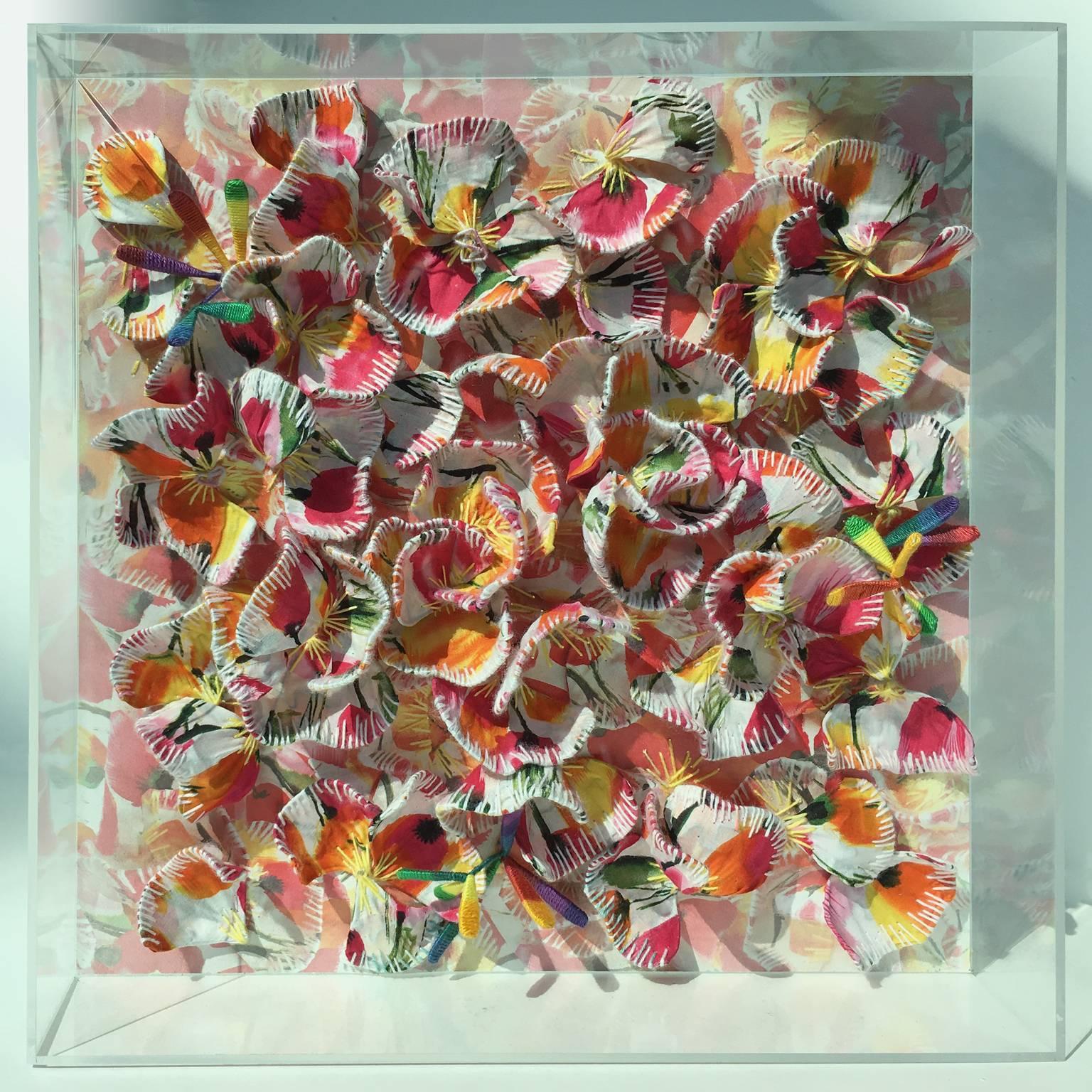 Françoise Tellier Loumagne Figurative Sculpture - Pivoine