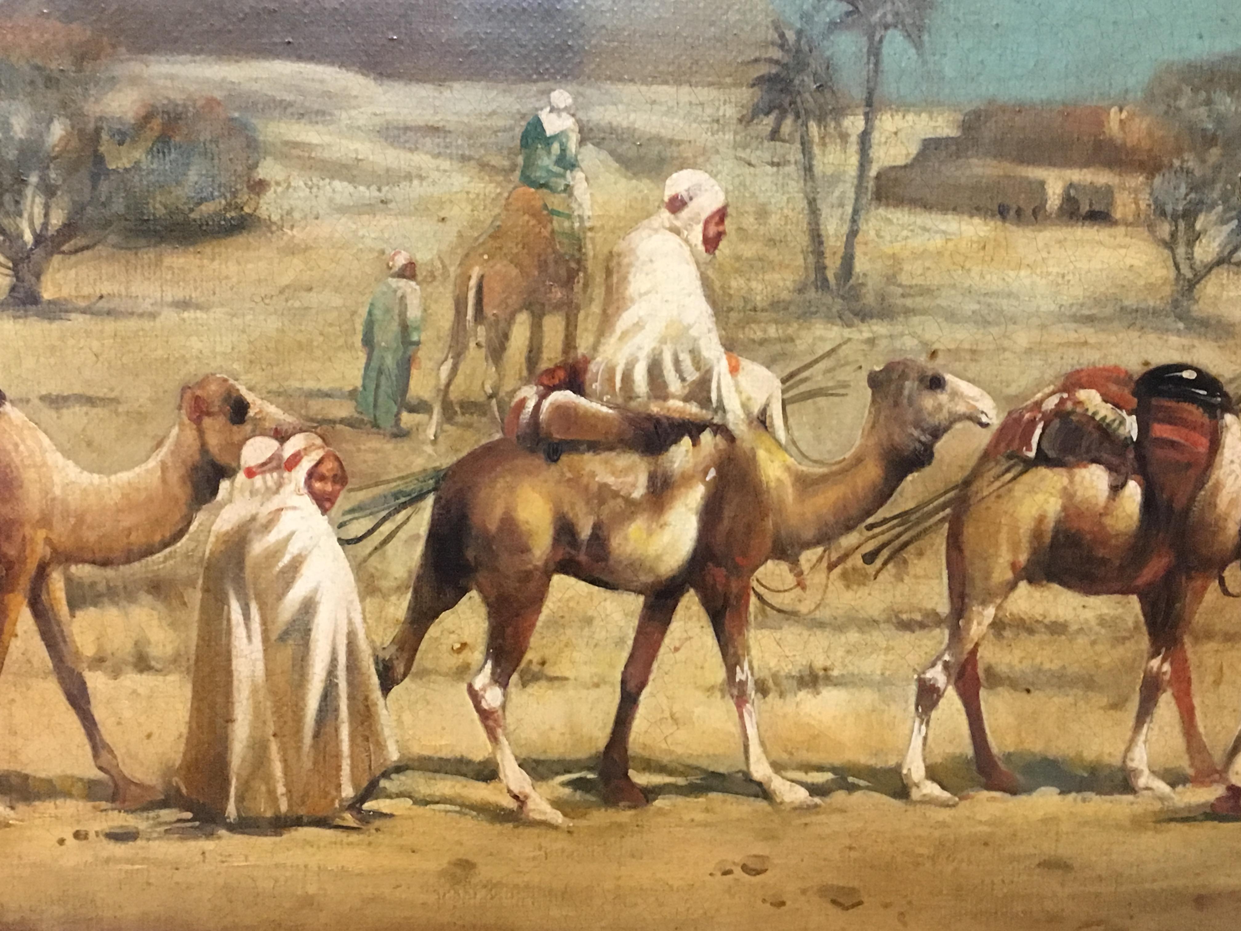 landscape arabian painting