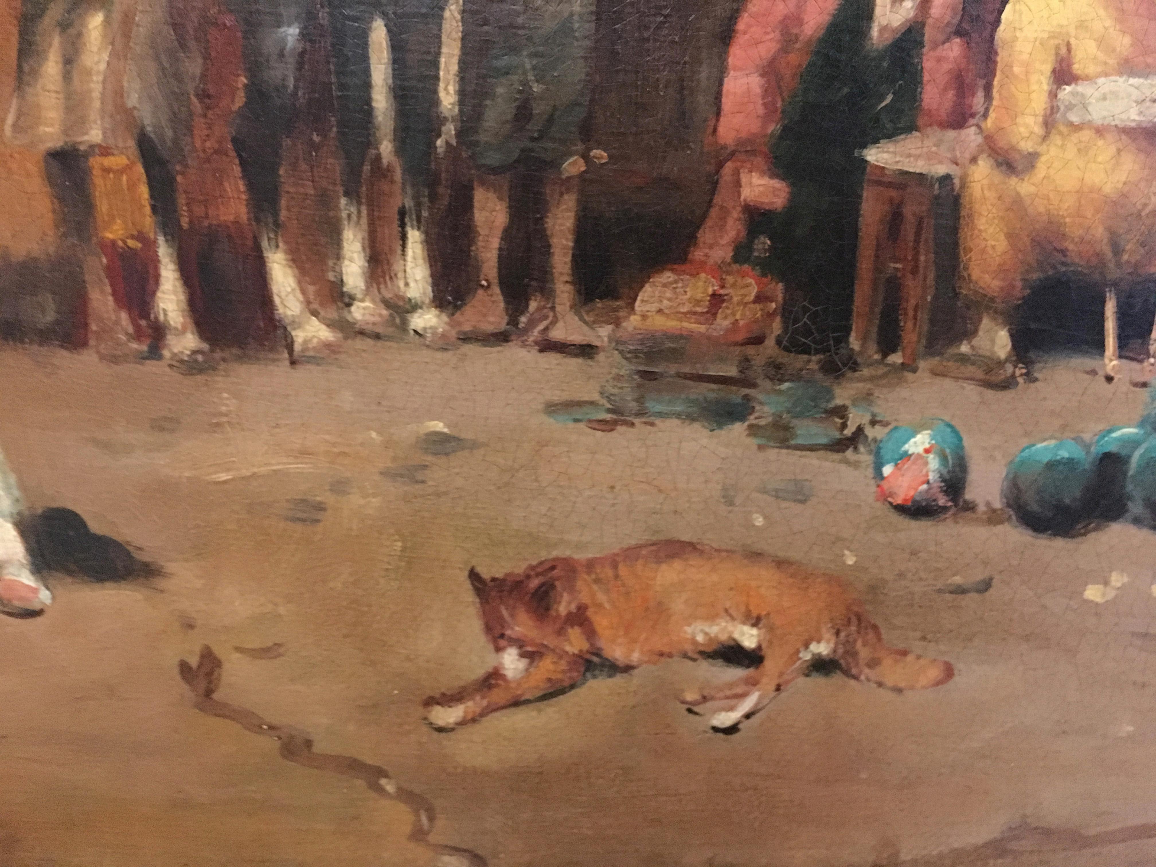 SCENA ARABICA - Scuola francese - Pittura italiana olio su tela 2