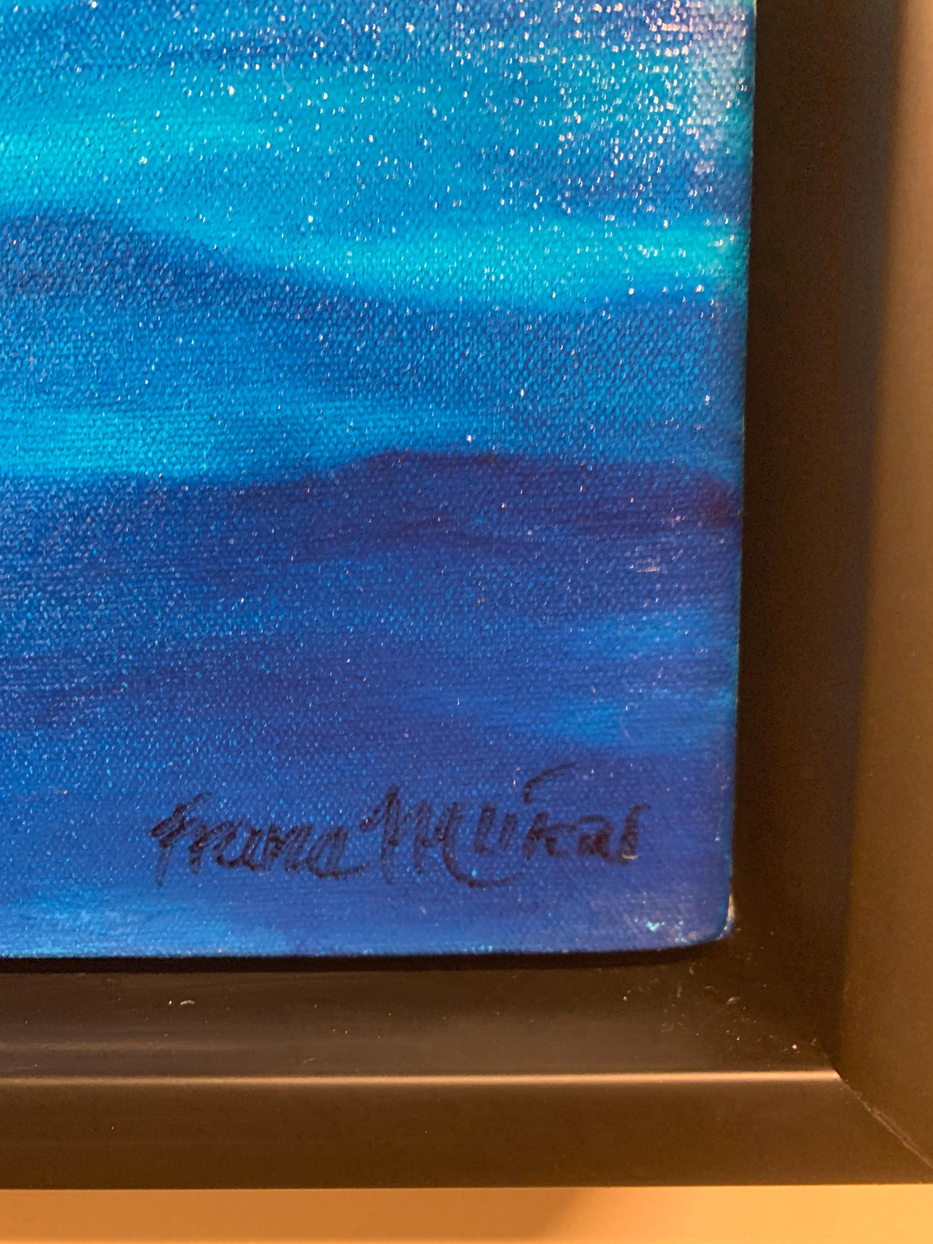 Das Gemälde ist in ausgezeichnetem Zustand und wurde nur in einer Galerie ausgestellt.  

Frane Mlinar wurde 1959 in Split, Kroatien, geboren und begann seine künstlerische Ausbildung 1975 an der Kunsthochschule (Abteilung für Grafikdesign). Er