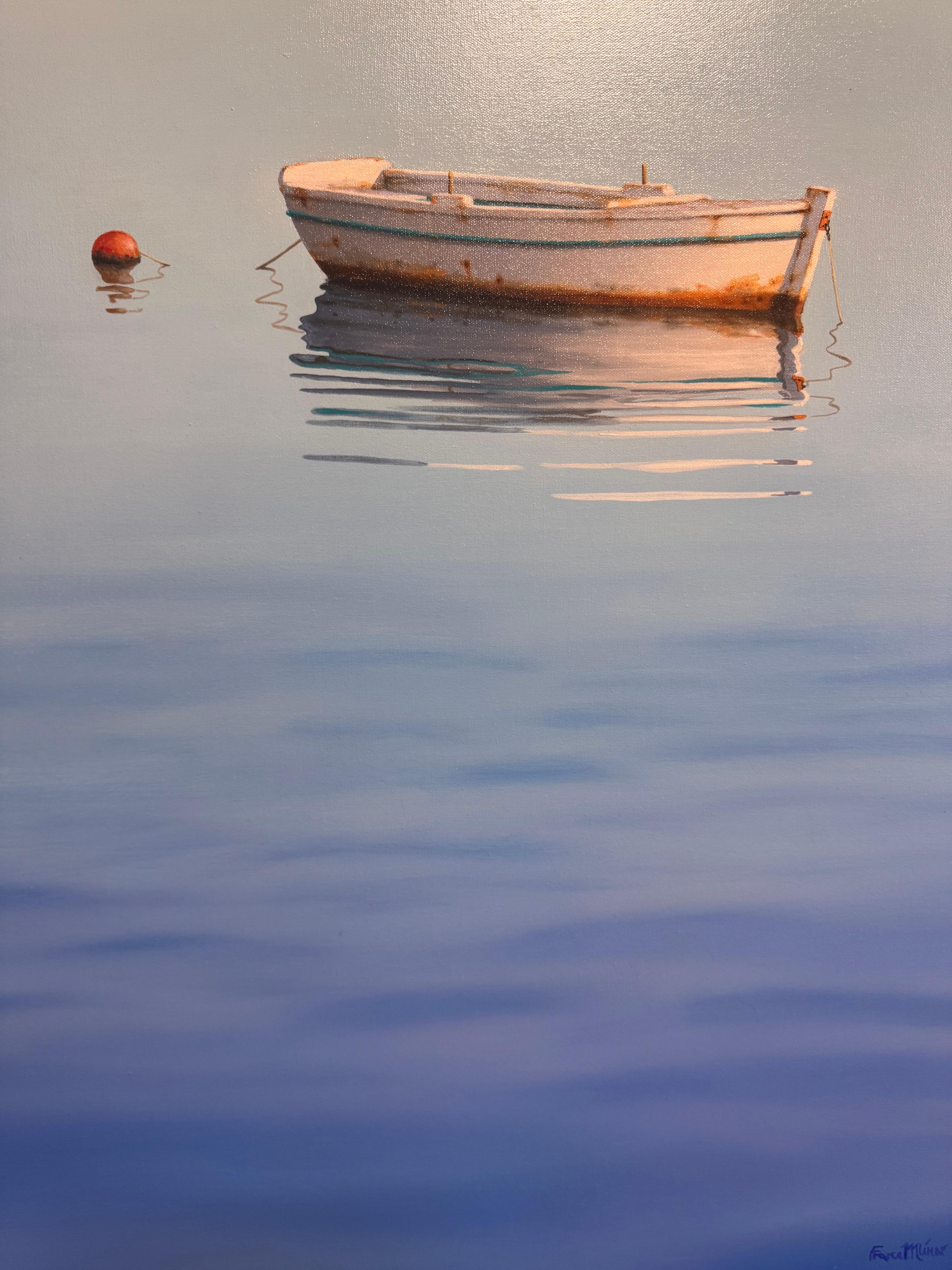 Das Gemälde ist in ausgezeichnetem Zustand und wurde nur in einer Galerie ausgestellt.  

Frane Mlinar wurde 1959 in Split, Kroatien, geboren und begann seine künstlerische Ausbildung 1975 an der Kunsthochschule (Abteilung für Grafikdesign). Er