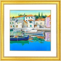 Spring Reflection, Hand Signed Serigraph, Edition of 325, 43 x 43 in. Framed