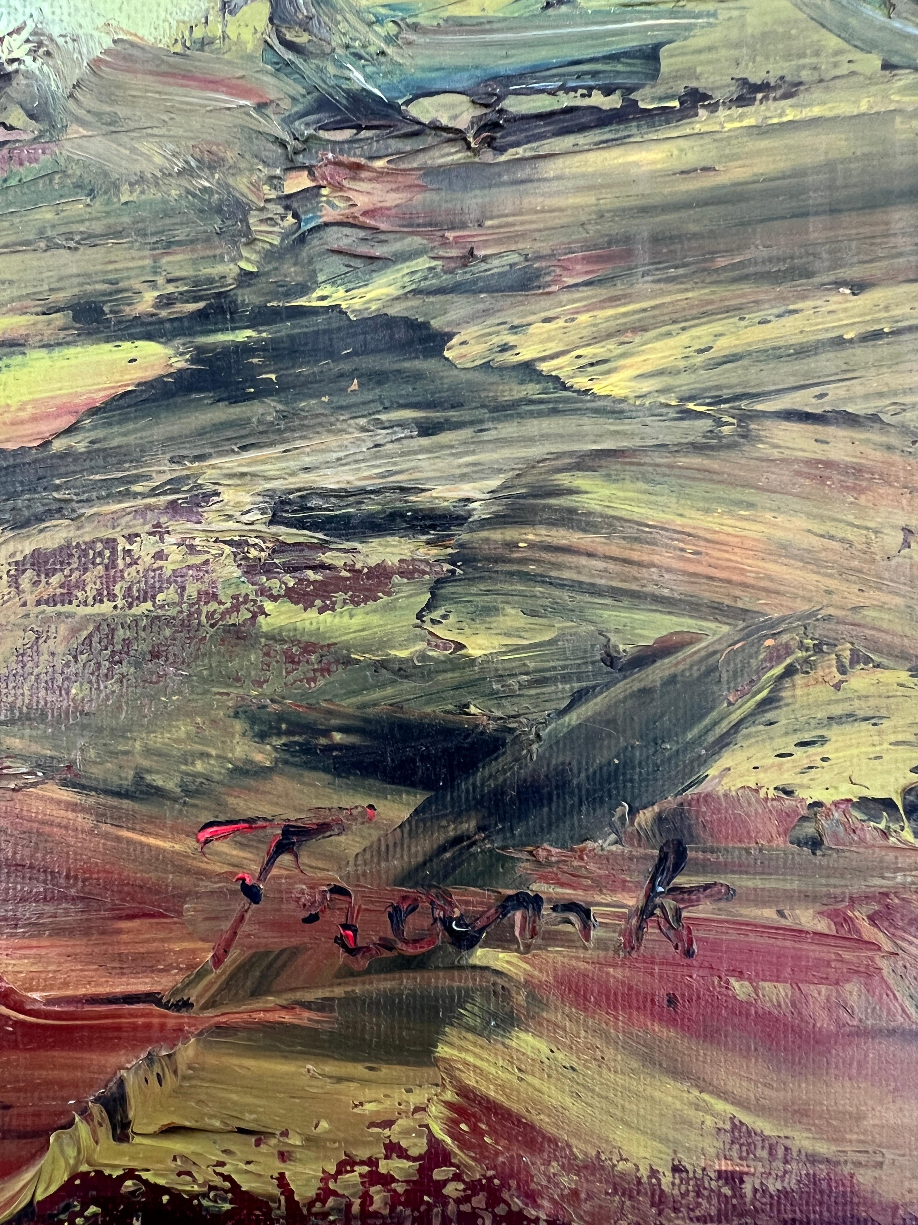 Riders auf einem Fahrten (Post-Impressionismus), Painting, von Frank