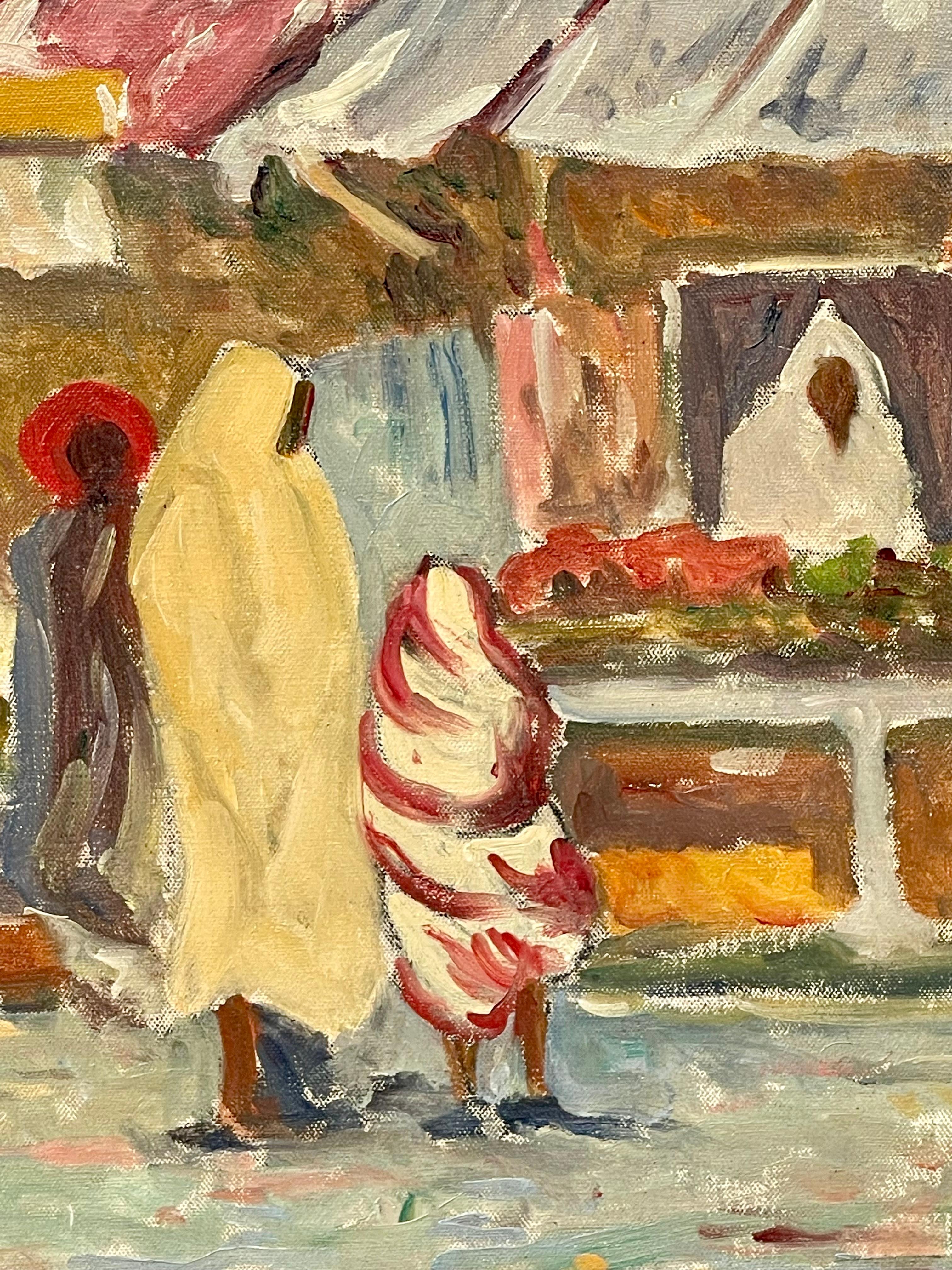 Frank A. Brown - Marché devant l'ancienne médina de Kairouan en vente 3