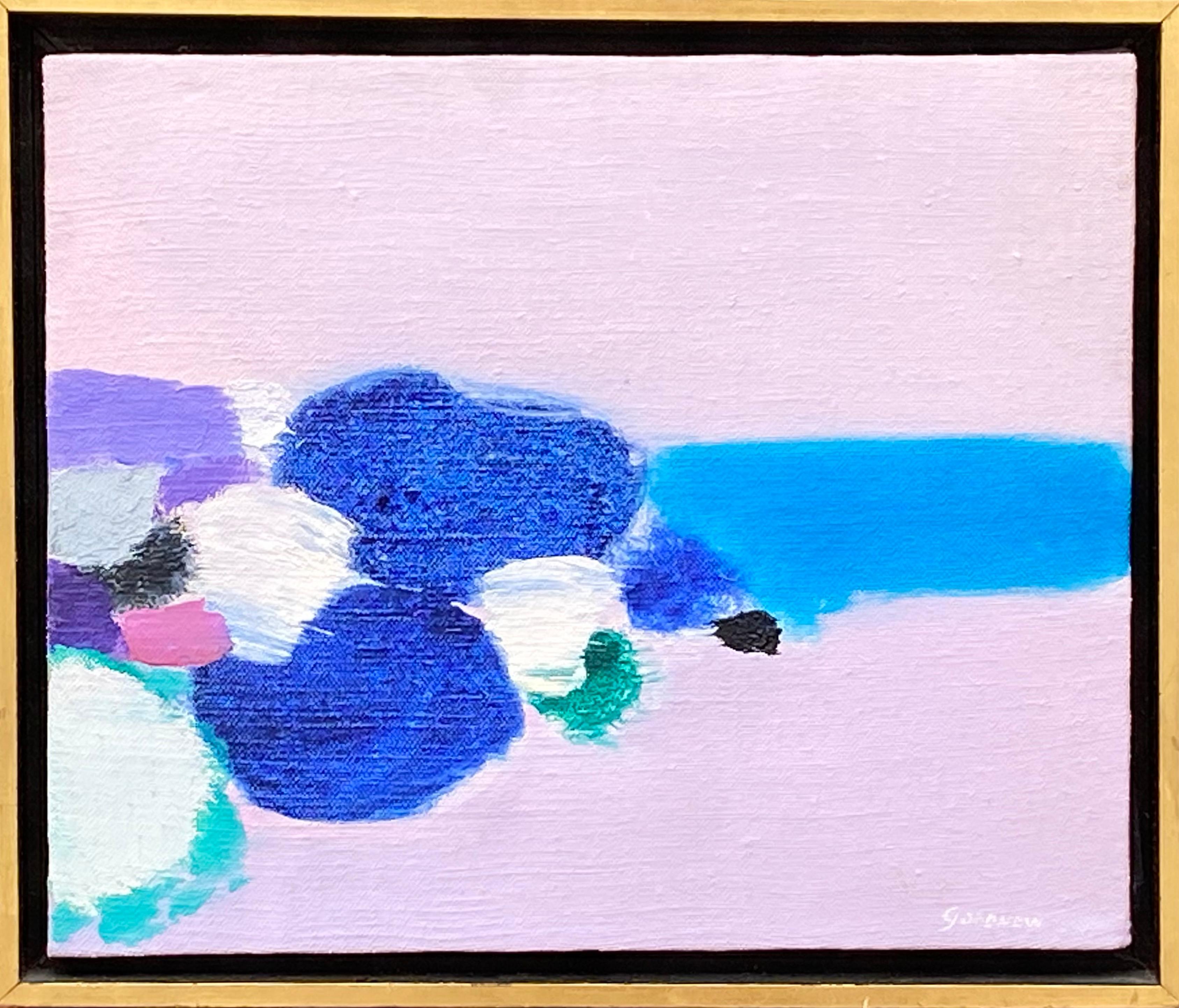 “Mauve and Blue” - Painting by Frank A. Goodnow