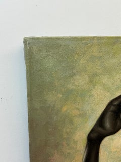 Frank Alan, 70s painting of African-American man