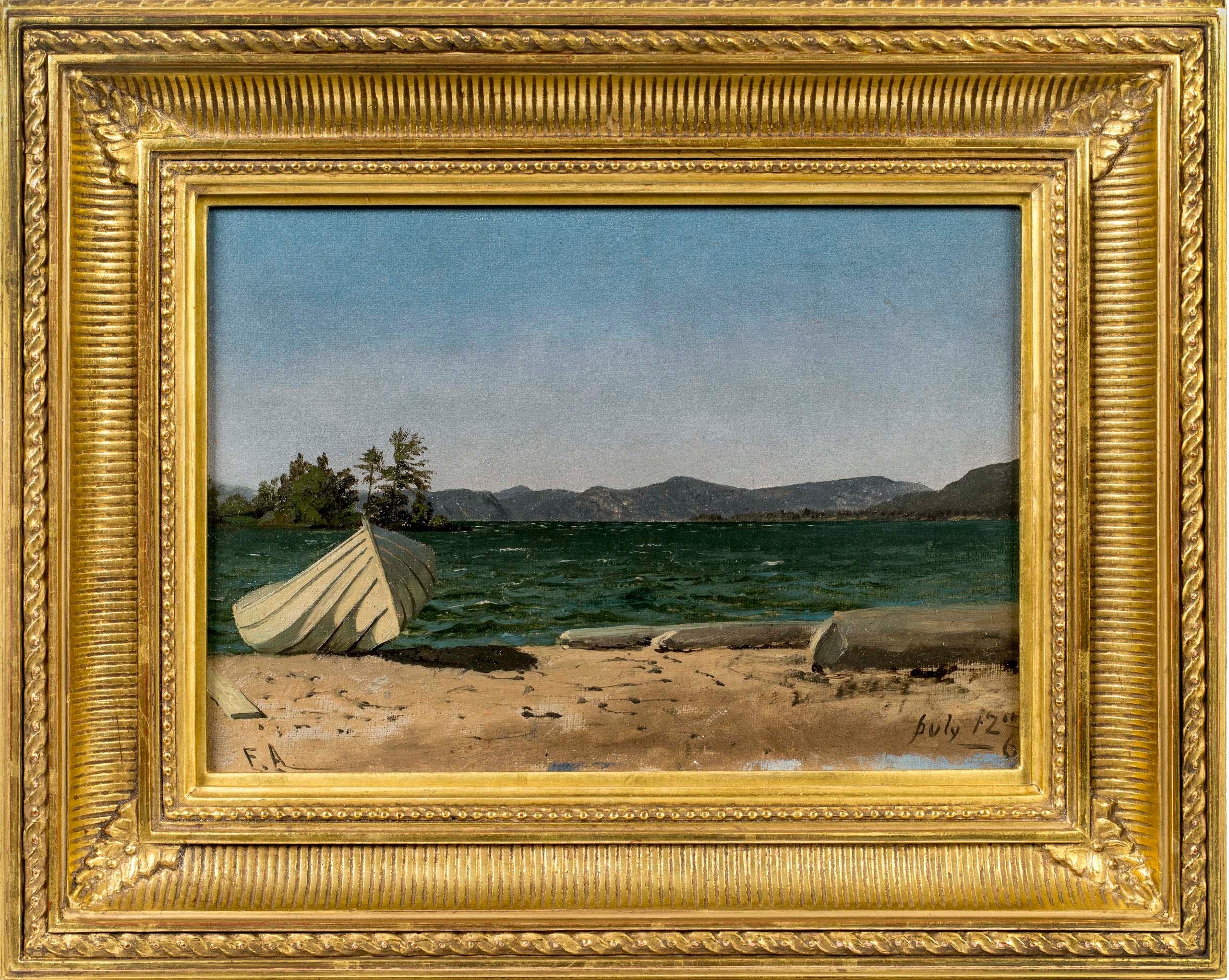 Lake George, July 21, 1867 by Frank Anderson (1844-1891, American) For Sale 1