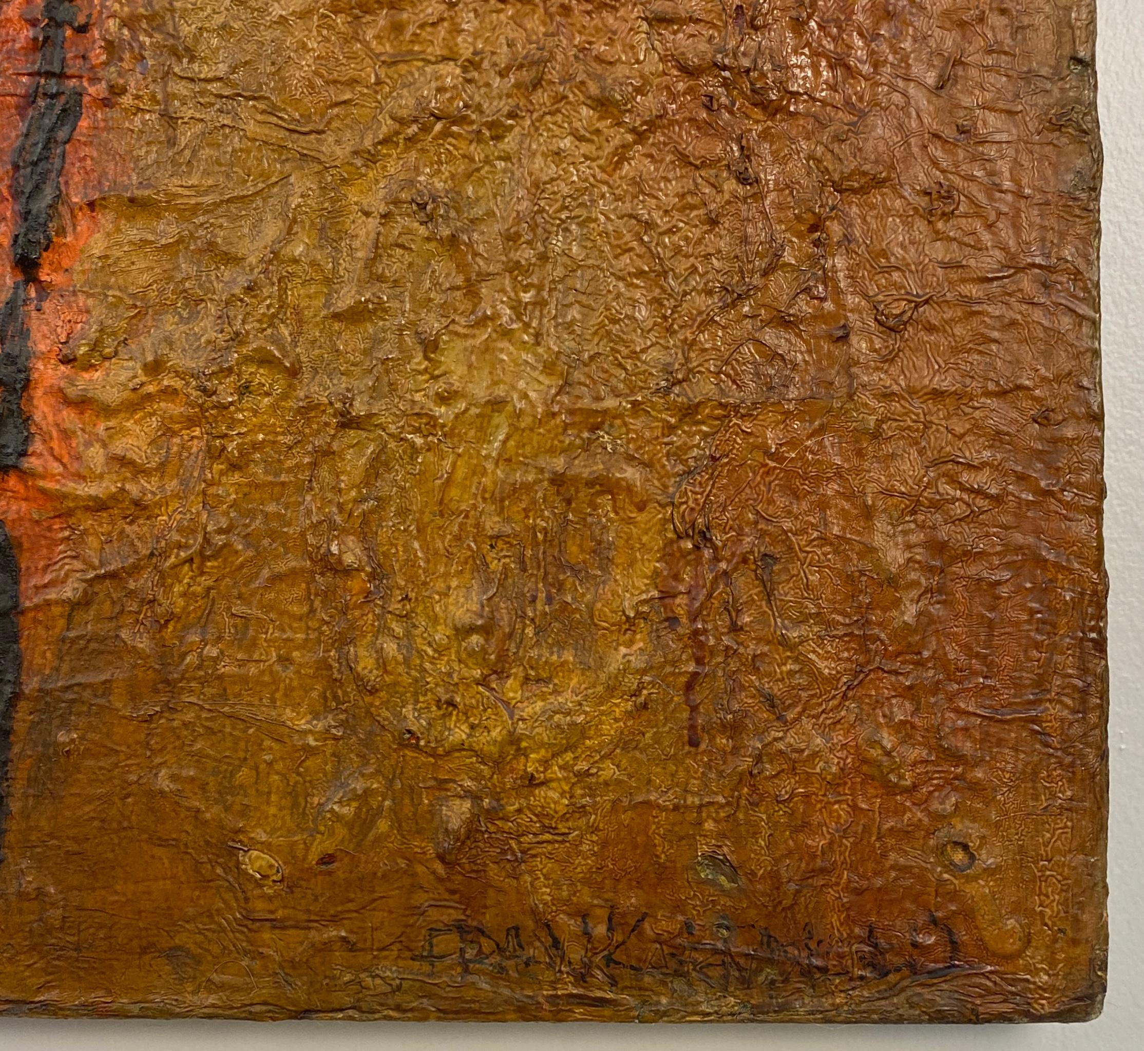 Frank Arnold Olio su tela Pittura figurativa astratta intitolata 