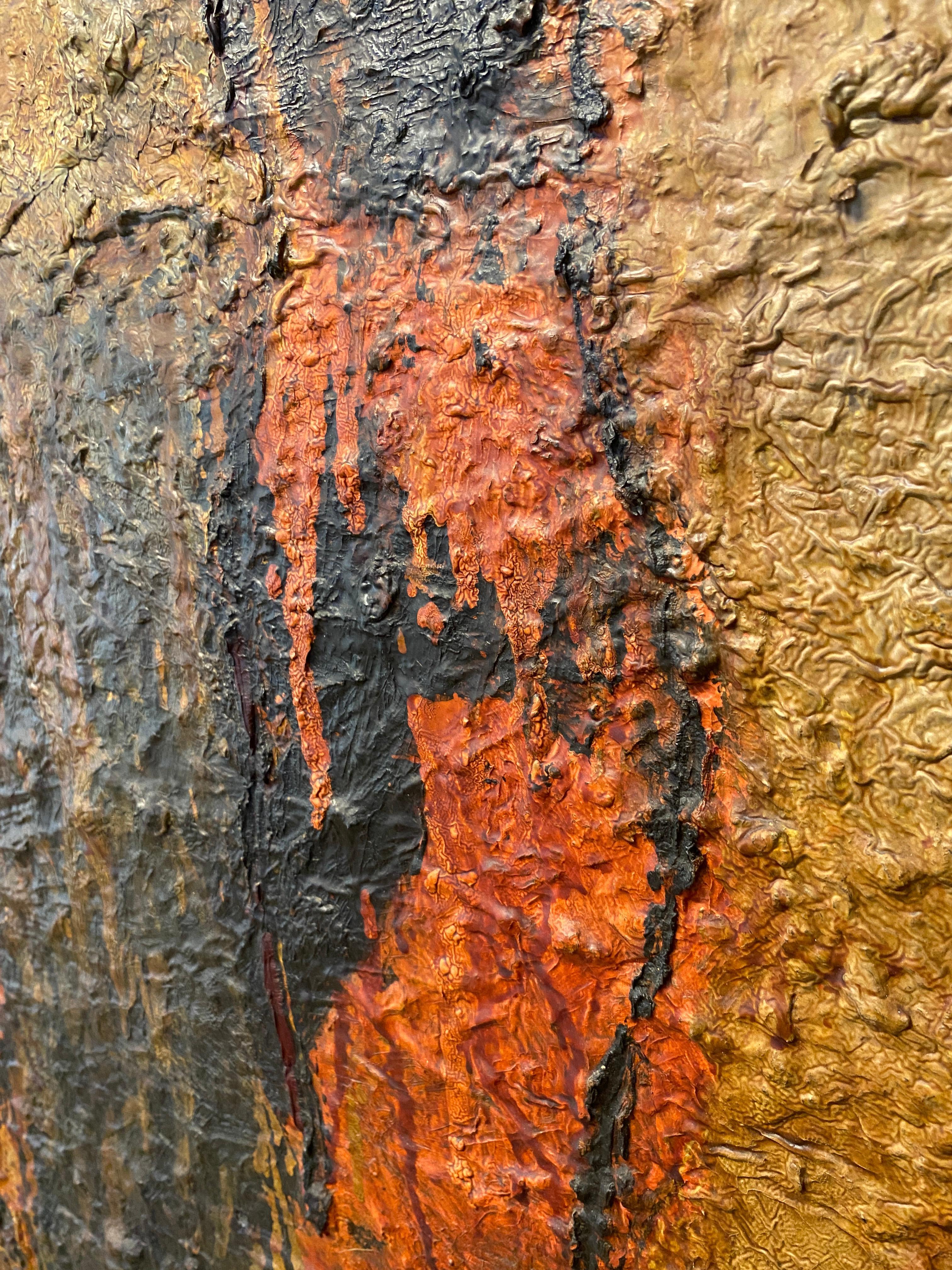 Tela Frank Arnold Olio su tela Pittura figurativa astratta intitolata 