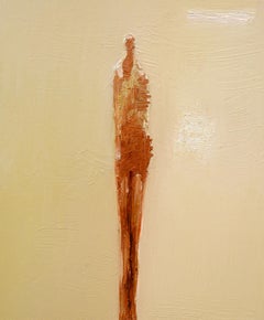 Peinture à l'huile sur toile Arroyo 14 de l'artiste abstrait-figuratif Frank Arnold