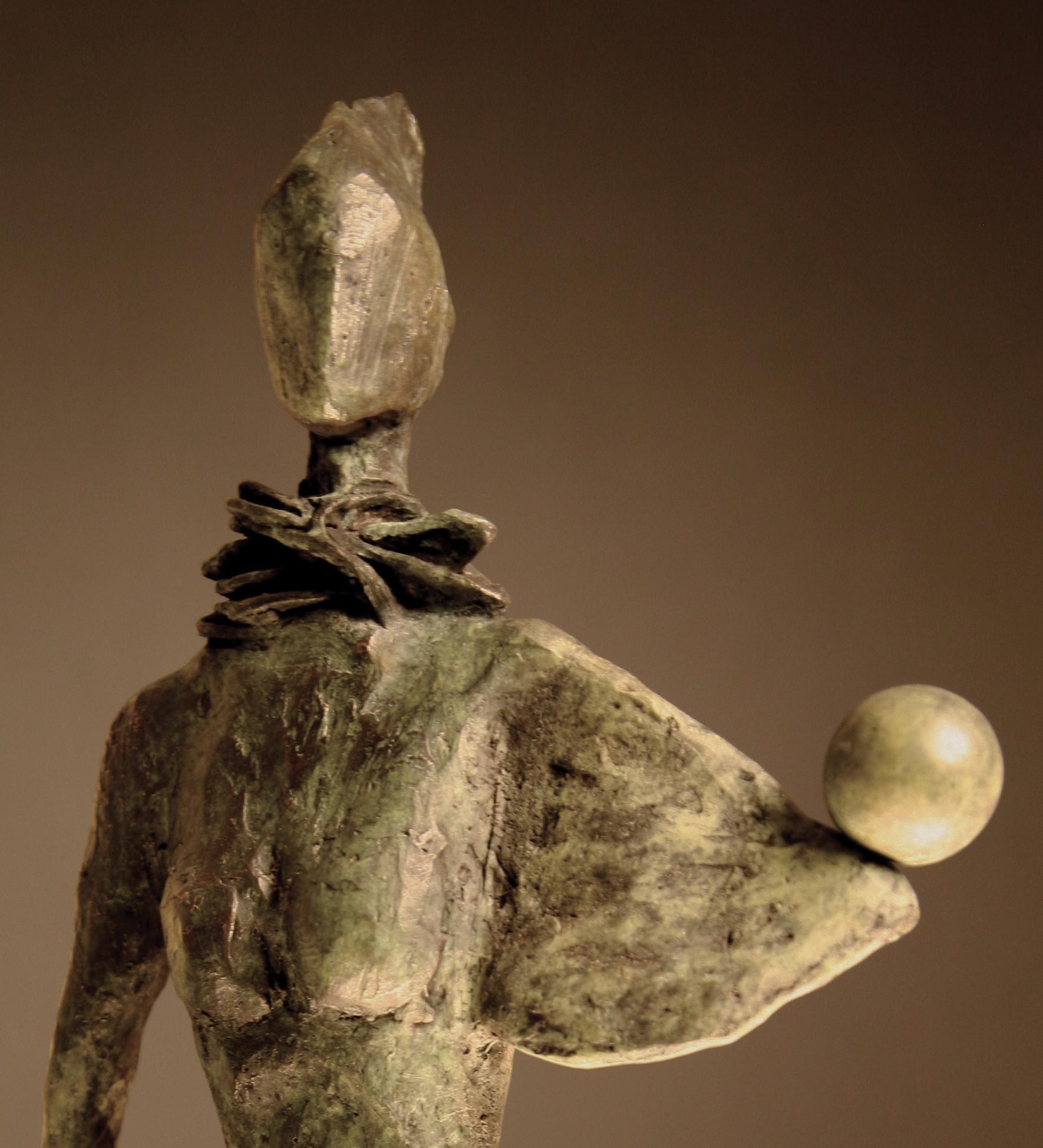Frank Arnold Abstract Sculpture - Bronze Sculpture “Arroyo Reina”