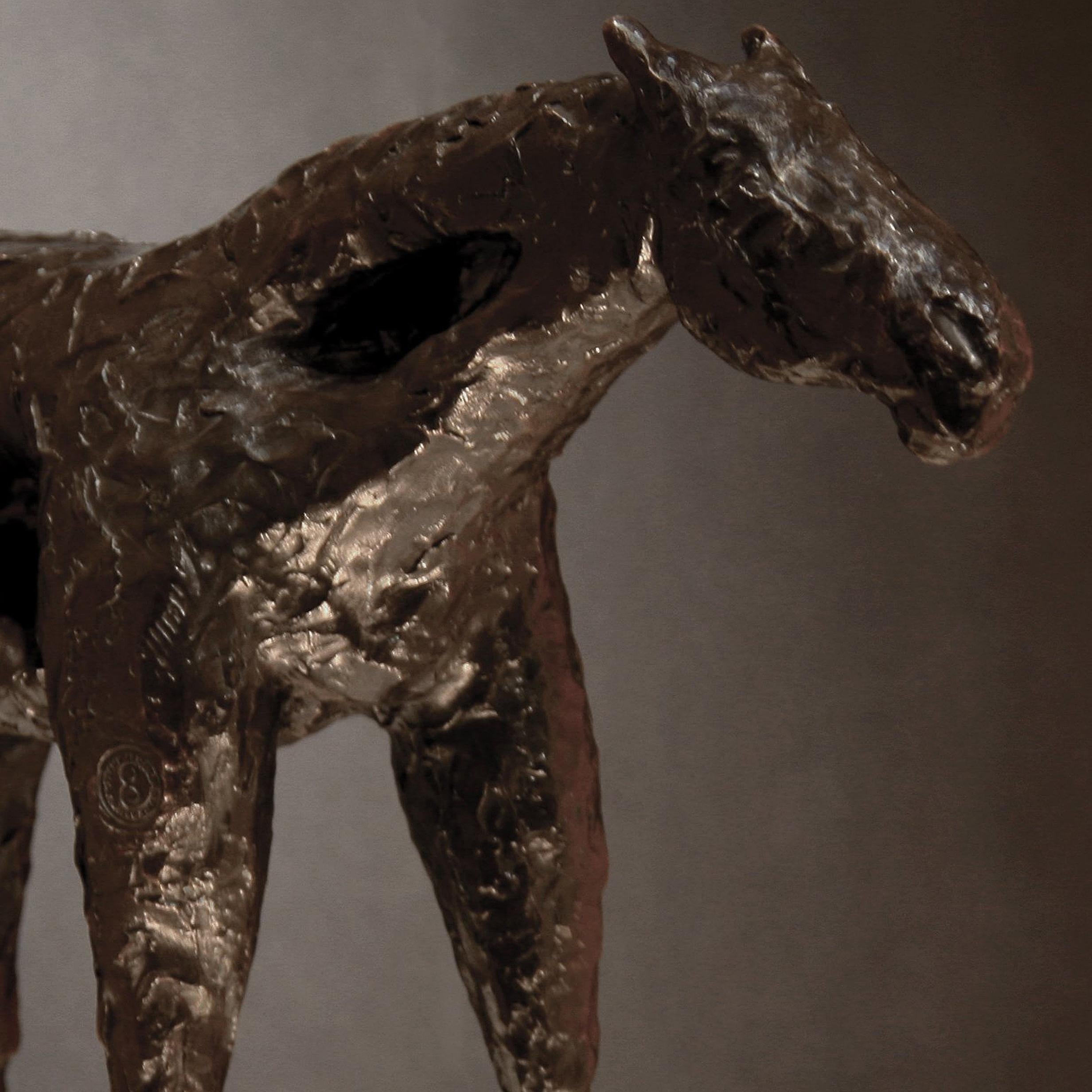 Caballo Arroyo (sculpture de cheval en bronze de Frank Arnold) en vente 2