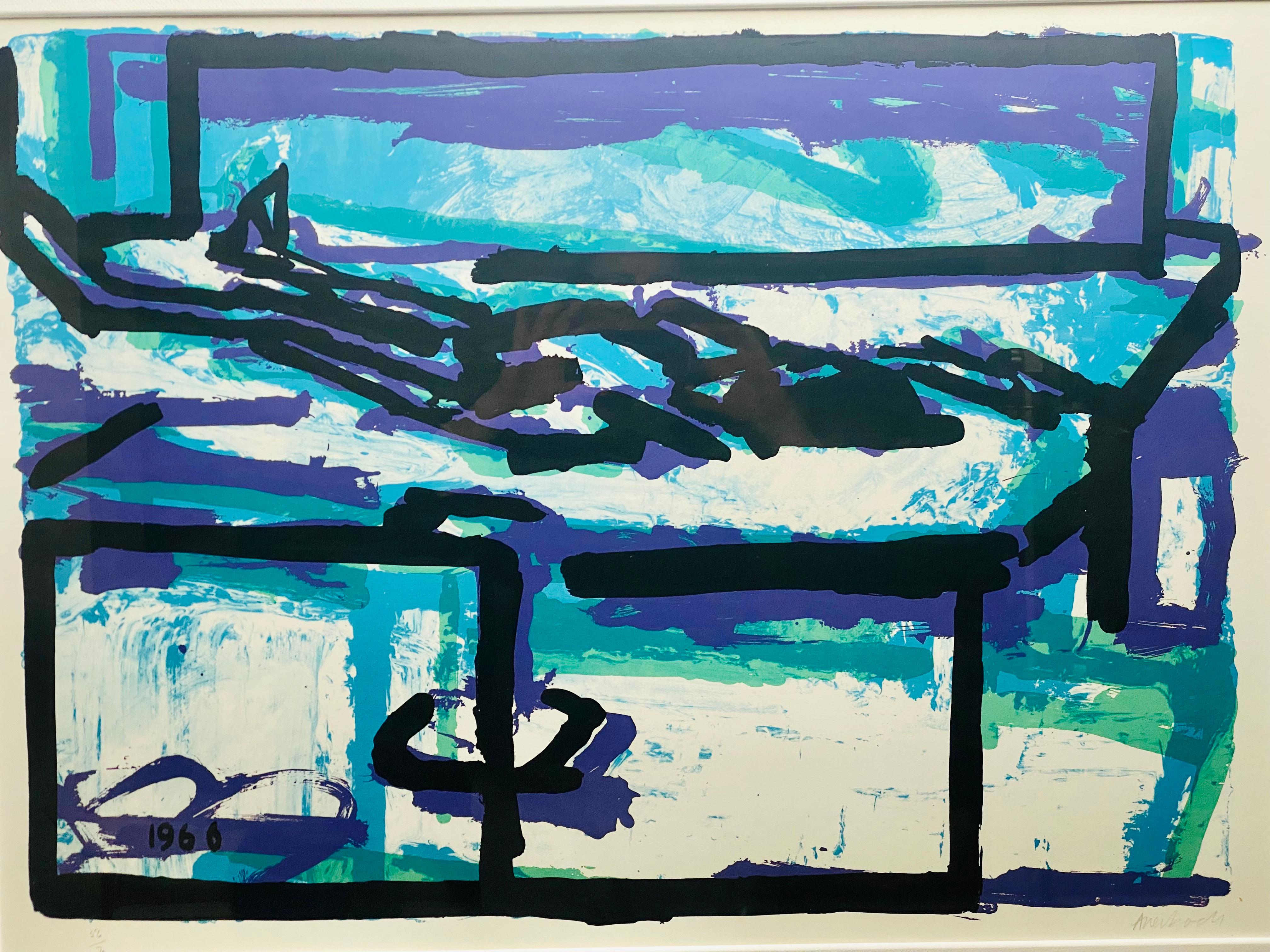 Frank Auerbach Signed Original Reclining Figure 1 '1966' Screenprint 5