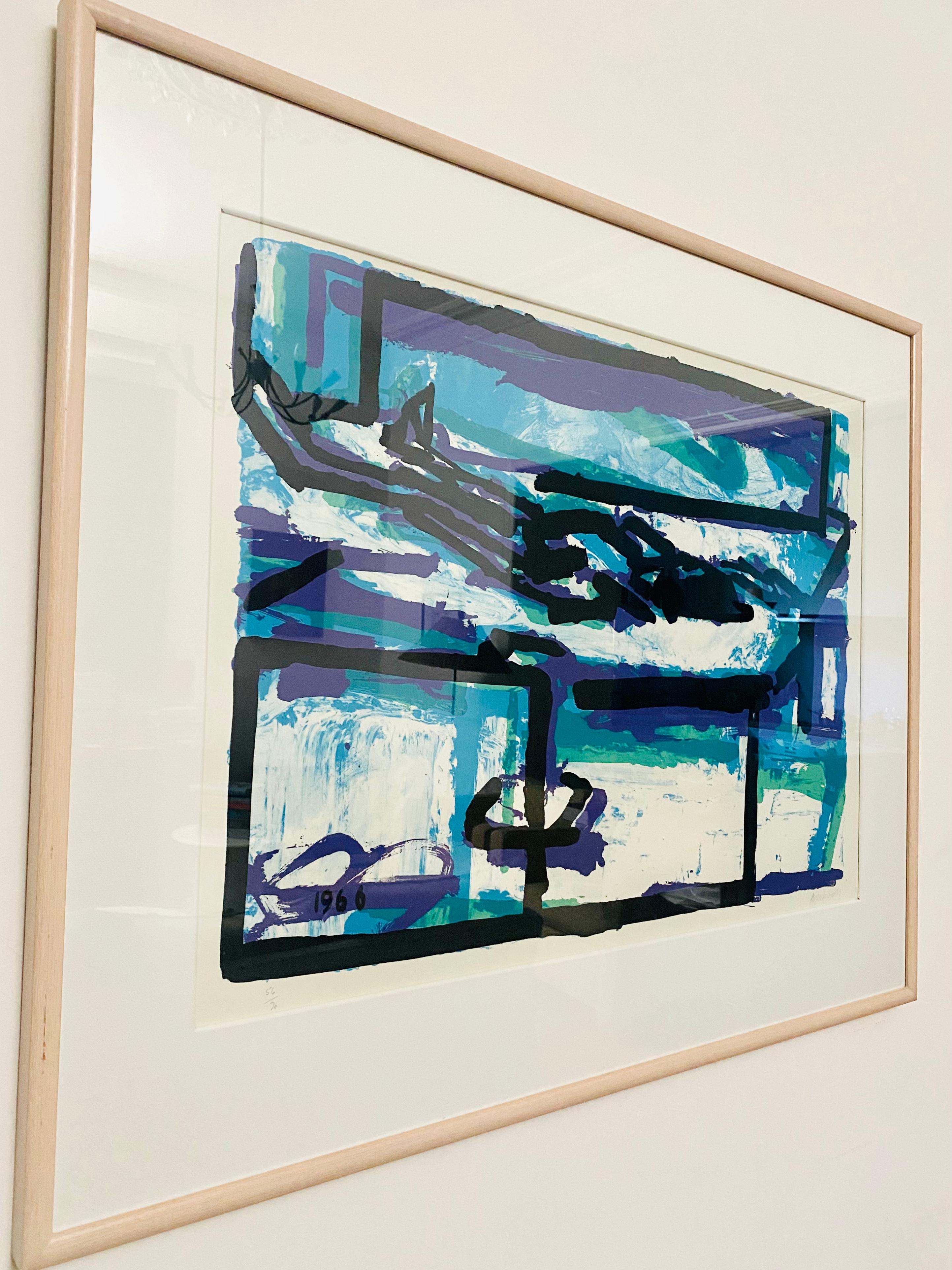 Frank Auerbach Signed Original Reclining Figure 1 '1966' Screenprint In Good Condition In Melbourne, AU