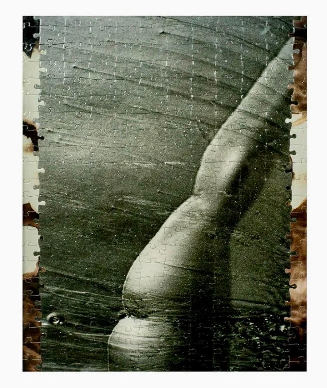 Puzzle a tecnica mista tedesco Pittura astratta contemporanea Frank Aumueller in vendita 1