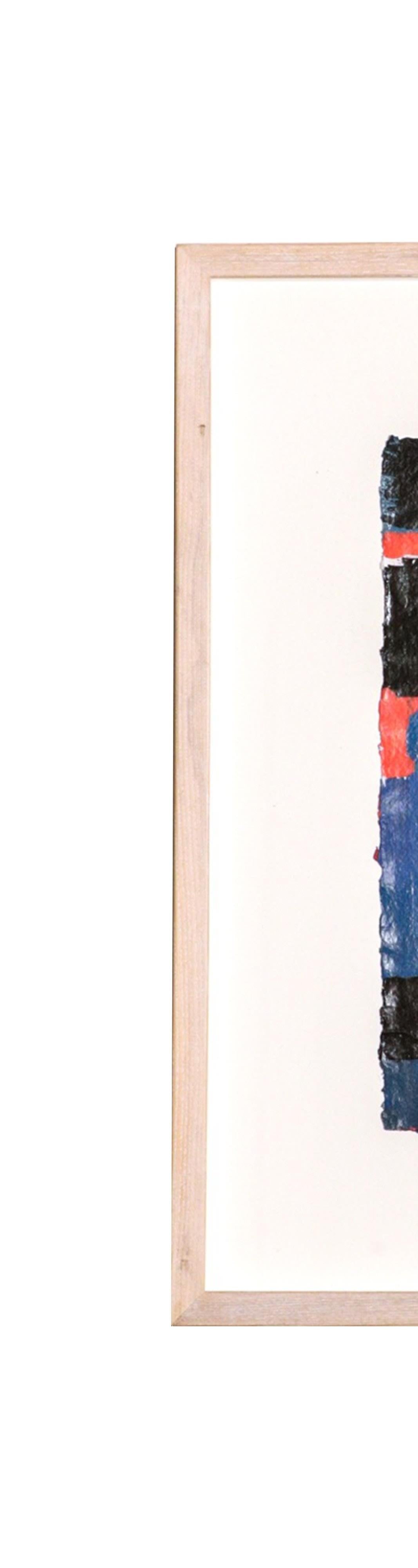Acrylique sur papier
H64 x L54 cm (dimensions de l'encadrement)