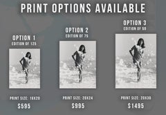 Raquel Welch in the Ocean Fine Art Print