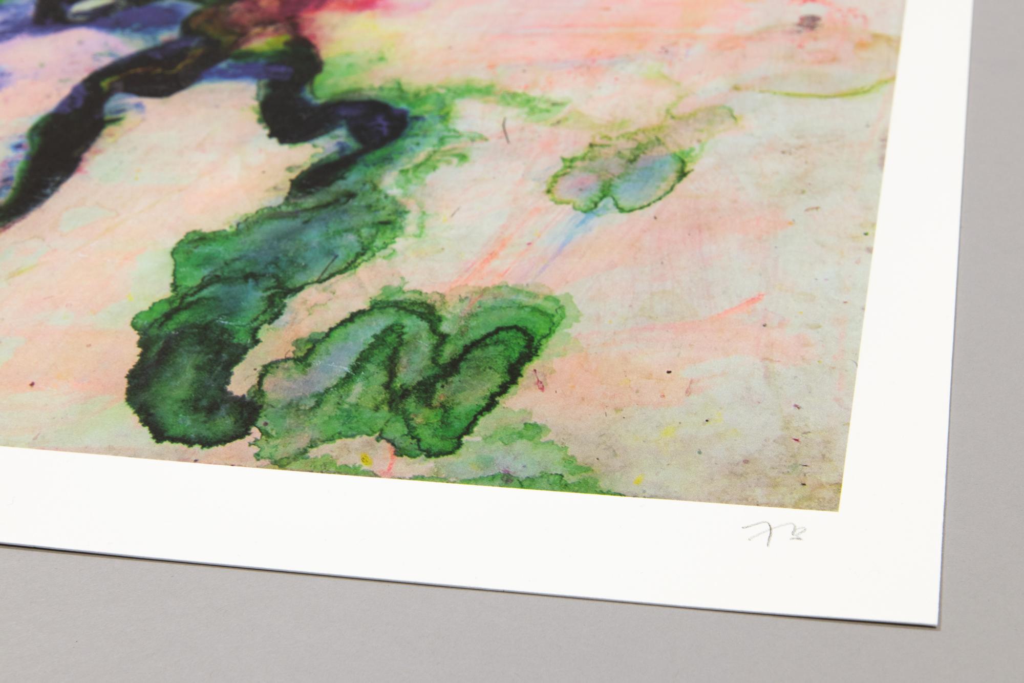 Frank Bowling, Benjamin Run - Arte contemporanea, Arte astratta, Stampa firmata 2