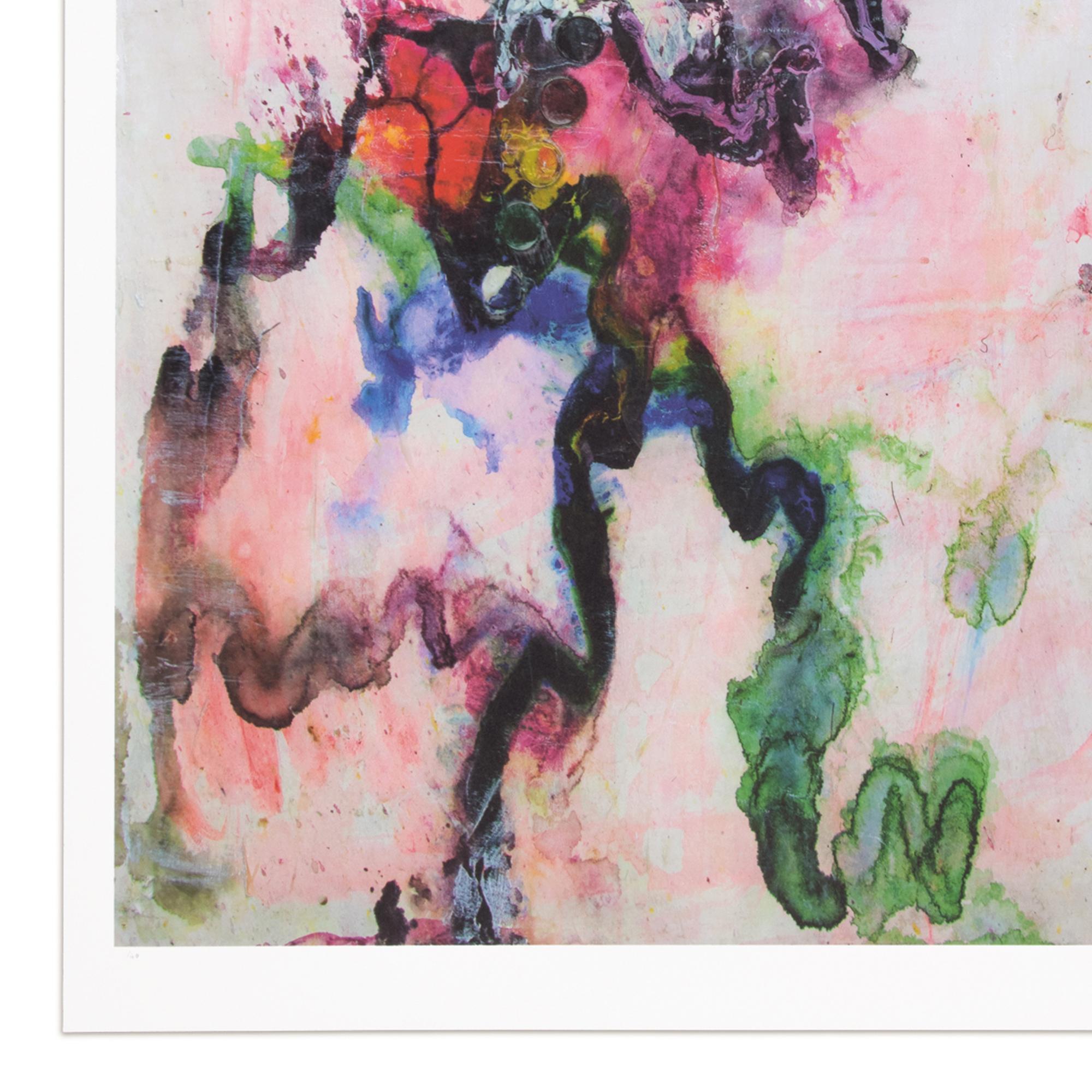Frank Bowling, Benjamin Run - Arte contemporanea, Arte astratta, Stampa firmata 6