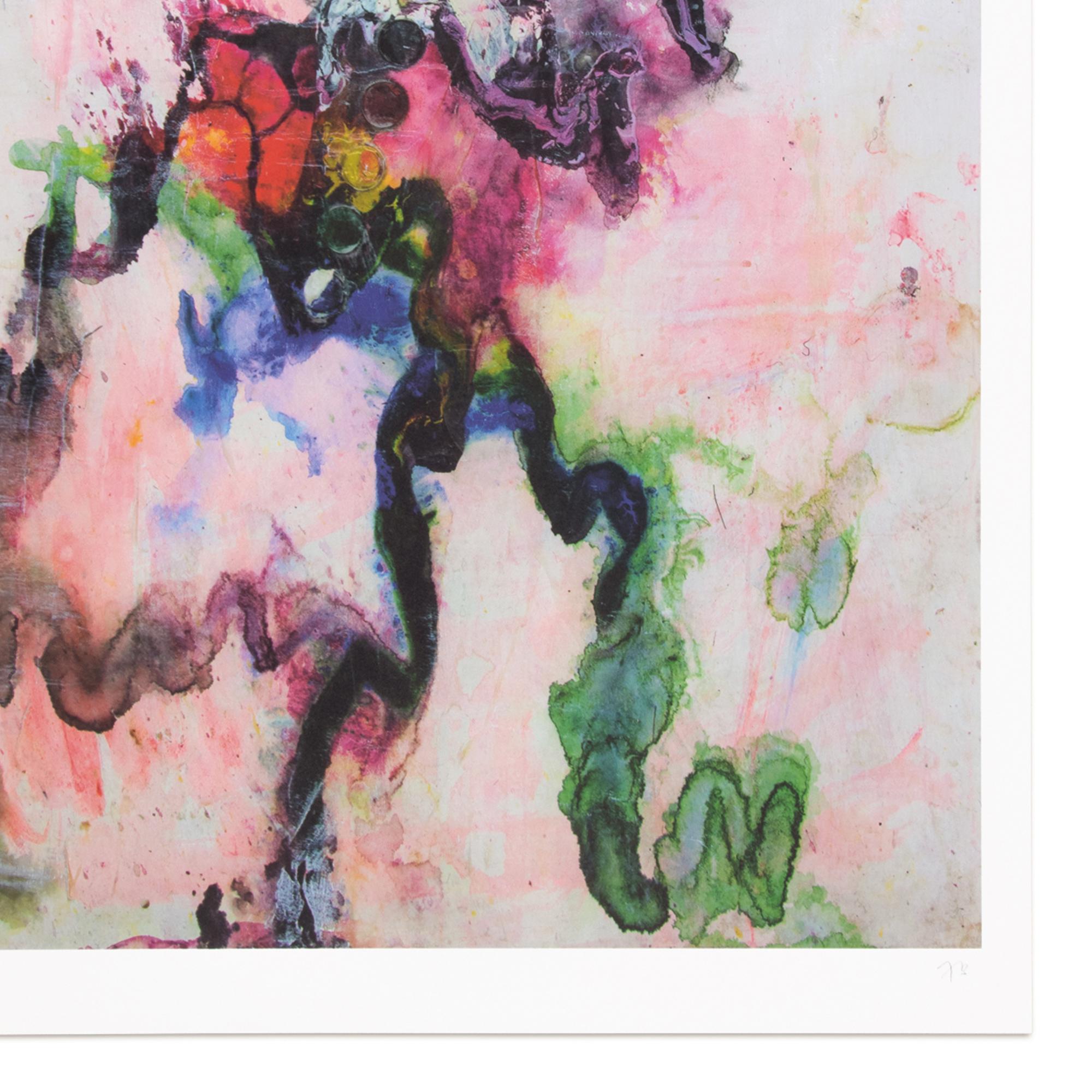Frank Bowling, Benjamin Run - Arte contemporanea, Arte astratta, Stampa firmata 7