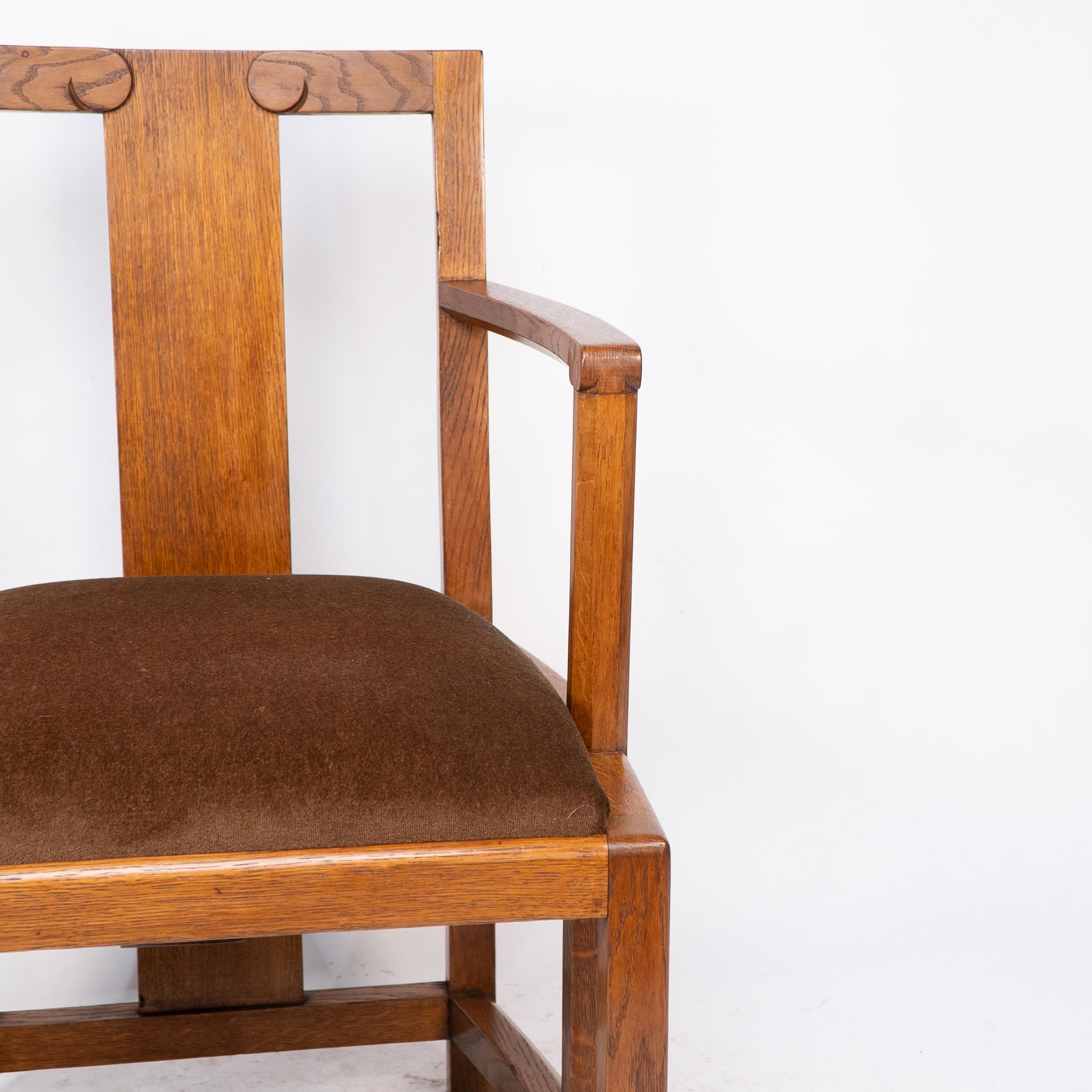 Mid-20th Century Frank Brangwyn, Armchair for the Canadian Pacific Liner 'SS Empress of Britain' For Sale